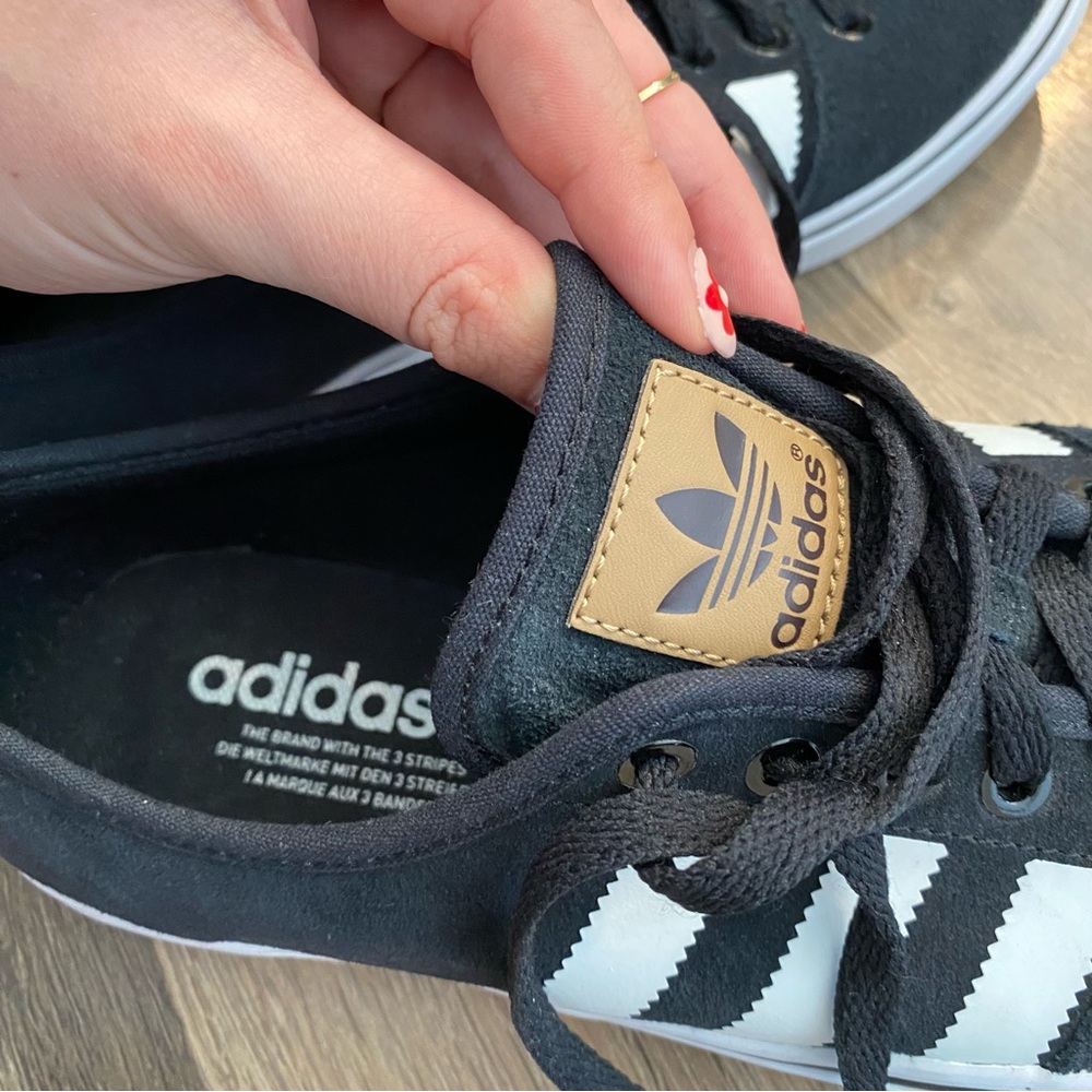Adidas Adria Og Lo Suede Black Sneakers - Picture 9 of 12